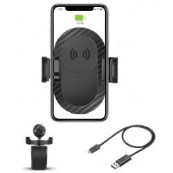 Стойка за телефон  с безжично зарядно устройство