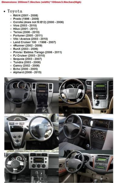 Мултимедия за Toyota RAV 4/ YARIS / CAMRY/ LAND CRUIZER 