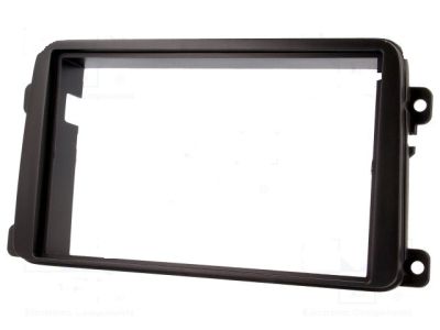 Рамка за радио: 2 DIN VW; черен