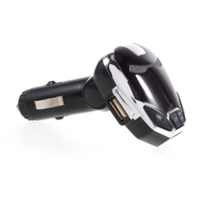 FM Трансмитер Iron Man с двойно USB, MP3 плеър FM, Bluetooth