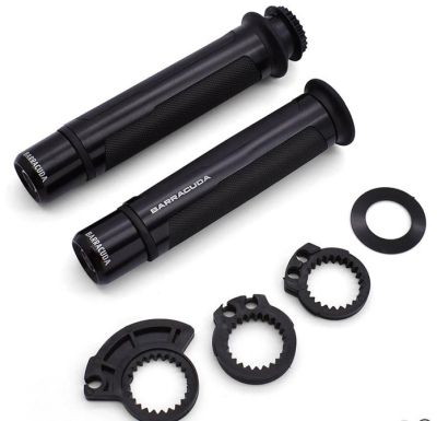 Дръжки за мотоциклет с CRASH тапи-червени