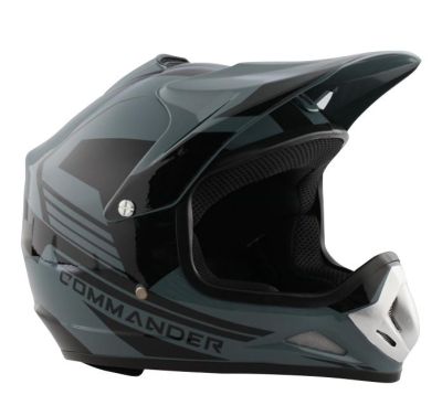 КАСКА -206- Крос- L Черно+Сиво