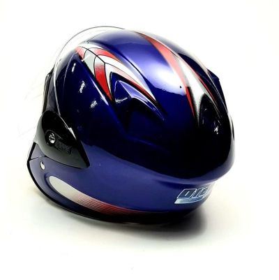 Детска каска отворена червена