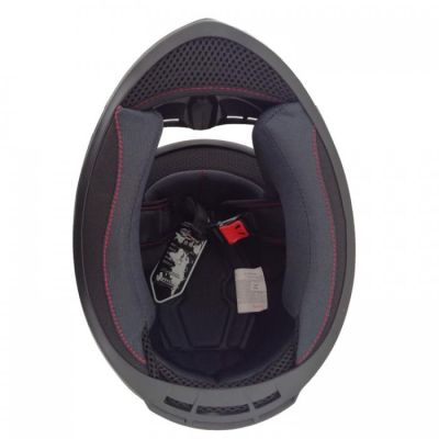 Каска за мотор- черно/червено