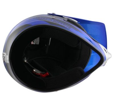 Кросова каска синя