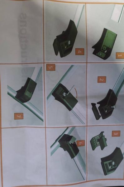 Напречни греди / Багажник за таван 110см