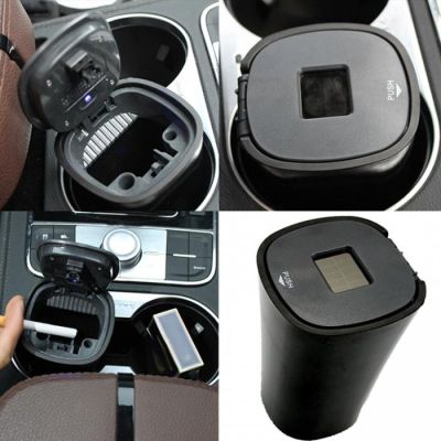 ПЕПЕЛНИК С ДИОД ЗА АВТОМОБИЛ