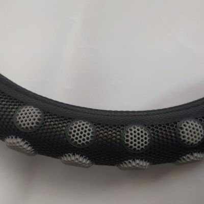 Калъф за волан черно със сиво