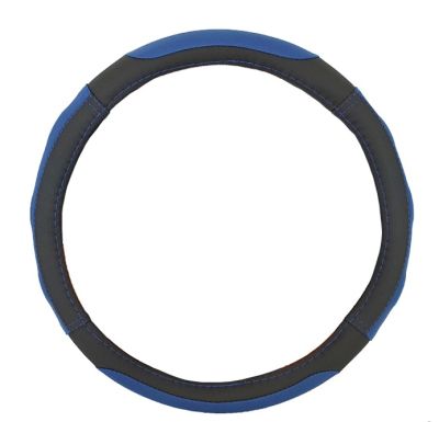 Калъф за волан 38см черно/синьо