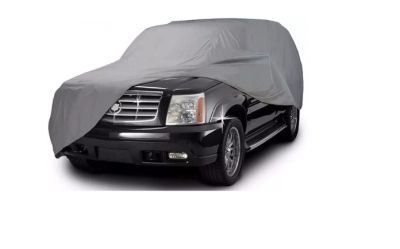 Покривало за кола, джип,SUV,VAN, двойно подсилено и подплатено, Сивo,