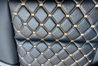 Калъфи за седалки/ МАСАЖОР  ЧЕРНИ С ЧЕРЕН ШЕВ