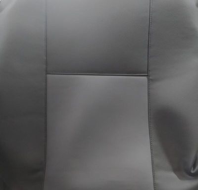 Пълен Комплект Калъфи Тапицерия За Автомобил Седалки Еко Кожа черно със сиво