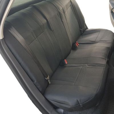 КОЖЕНА ТАПИЦЕРИЯ лукс черна / черна с червено