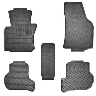 Гумени стелки за VW GOLF 5, 6, JETTA, SCIROCCO, SKODA OCTAVIA 2 (2004-2013), YETI (2009-2013), SEAT LEON и TOLEDO (2004+) - 5 броя