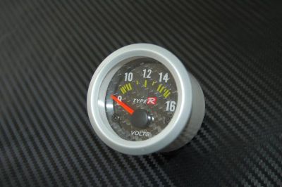 Измервателен уред за табло-волтметър карбон