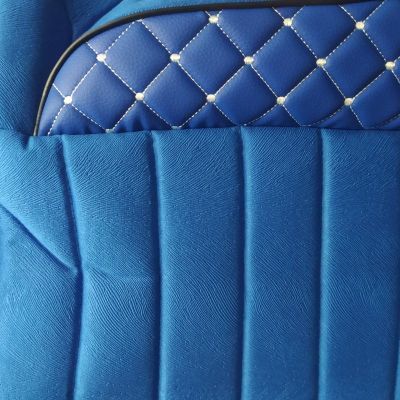 Тапицерия кожа Delux MAN TGX (07-14) синьо