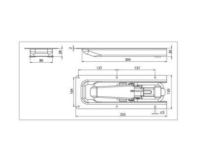 Ключалка за ремарке за вграждане
