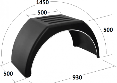 Калник 500x1450x930 mm Atego