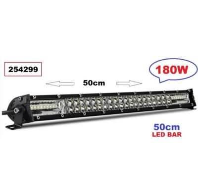 Супер мощен LED BAR, 50 см, 180W 12v/24v