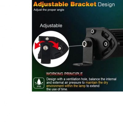 Супер мощен LED BAR, 50 см, 180W 12v/24v