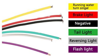 LED стопове с динамичен мигач и неон 12V