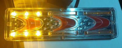 LED стопове с динамичен мигач и неон 12/24v