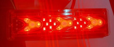 LED стопове с динамичен мигач и неон 12/24v