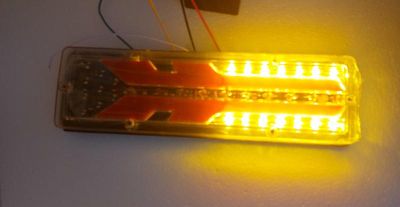 LED стопове с динамичен мигач и неон 12V
