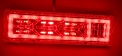 LED стопове с динамичен мигач и неон 12V