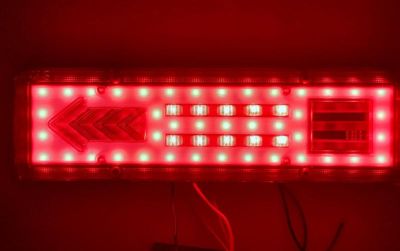 LED стопове с динамичен мигач и неон 12V