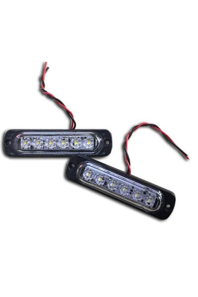ГАБАРИТ (12-24V) 4 LED С БЯГАЩА СВЕТЛИНА бели и оранжеви
