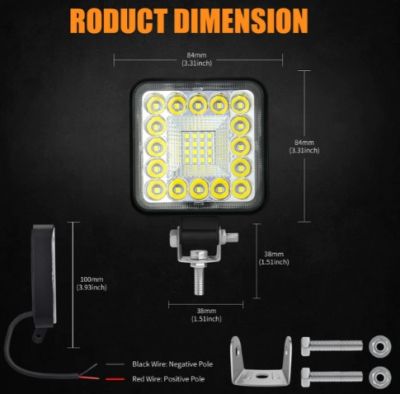 LED халоген 96W