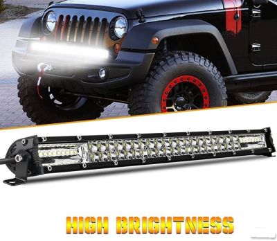 Супер мощен LED BAR, 34 см, 120W 12v/24v