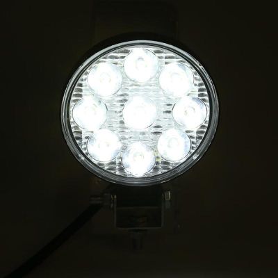 27W Кръгъл Led Диоден Фар Прожектор Дневни Светлини 12V 24V Слим Slim