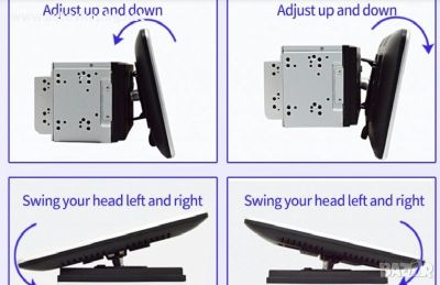Универсална Android Мултимедия 2-DIN 10" с въртящ дисплей