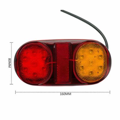 Комплект 2 броя LED Лед Диодни Стопове, 12V, За Камион, Ремарке, Бус, Каравана, Кемпер, Е-Mark