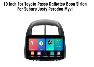 Мултимедия за Toyota Passo Daihatsu Boon Sirion Subaru Justy Perodua Myvi 