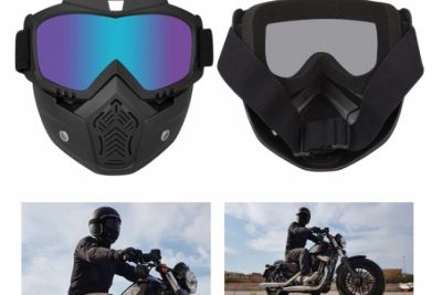 Предпазна Маска с очила за мотор