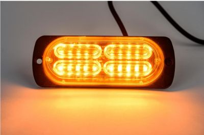 20 LED Аварийна Лампа За Пътна Помощ , Жълта Блиц Мигаща Светлина 12V 24V