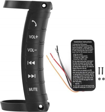 Мултифункционален волан кар аудио – универсално безжично bluetooth дистанционно