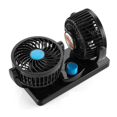 ДВОЕН ЕНЕРГОСПЕСТЯВАЩ ВЕНТИЛАТОР ЗА АВТОМОБИЛИ 12V/24V- 5.5 ИНЧА