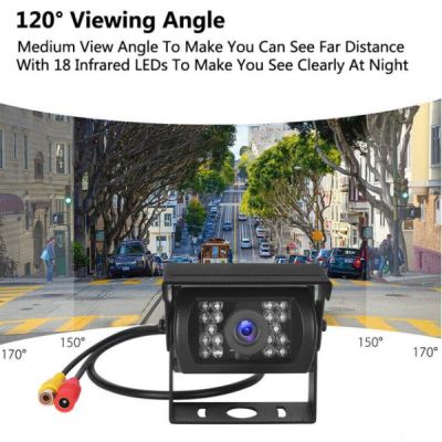 Безжичен комплект за паркиране с две камери, 7'' монитор и дистанционно