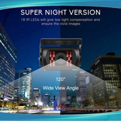 Безжичен комплект за паркиране с две камери, 7'' монитор и дистанционно