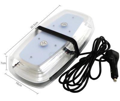 Сигнална лампа 12V/24V подходяща за пътна помощ,камиони,трактори и др.