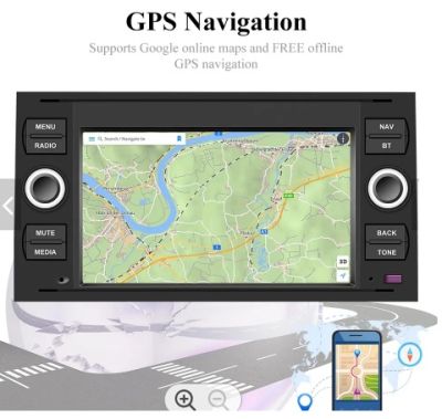 Мултимедия за FORD MONDEO FOCUS C-MAX БЕЗ DVD МЕХАНИКА - 7'' 