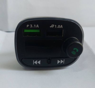 FM Трансмитер F3 Bluetooth Kit, MP3, Мултифункционален , Bluetooth , черен
