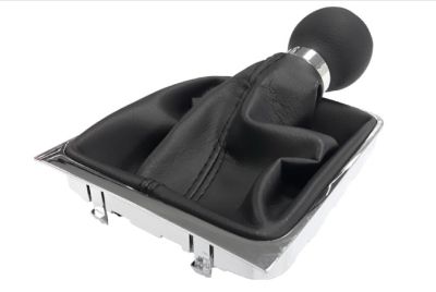 Топка за Скоростен Лост с Маншон За VW Passat B6 06-12 с 5 Скорости – Черен Конец