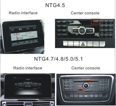 CarPlay интерфейс за NTG4.5 MERCEDES-BENZ A/B/C/G/E/S/GLA/GLC/GLK Class 2013-2017