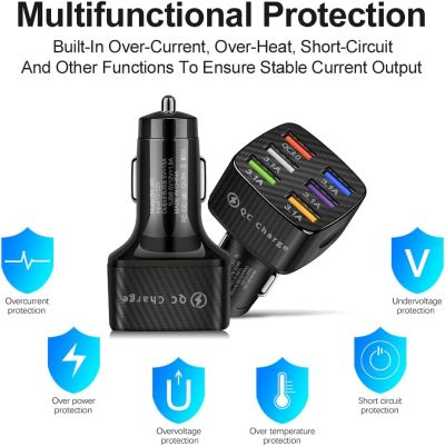 USB FAST CHARGER-УНИВЕРСАЛНО ЮСБ БЪРЗО ЗАРЯДНО С 6 ПОРТА