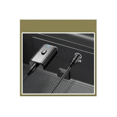 Wireless USB Transmitter and Receiver - безжичен аудио приемник и предавател с 3.5 мм аудио жак (черен)